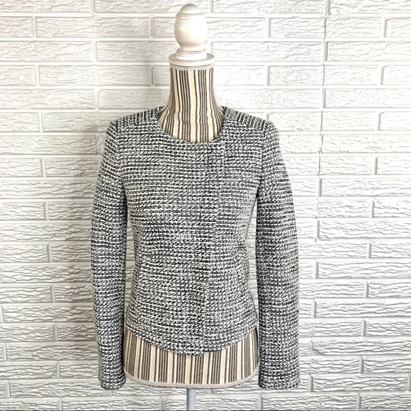 LOFT Jackets & Blazers - Ann Taylor Loft Black & White Patterned Jacket